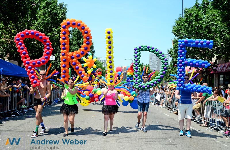 Pride Parade 2013 - Shirtless Waiter / Waitresses